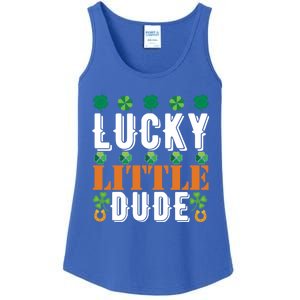 Lucky Little Dude Funny St Patrick' Day Gift Ladies Essential Tank