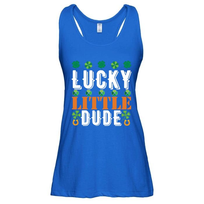 Lucky Little Dude Funny St Patrick' Day Gift Ladies Essential Flowy Tank