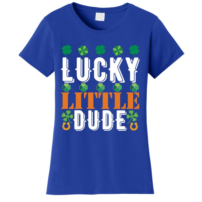 Lucky Little Dude Funny St Patrick' Day Gift Women's T-Shirt