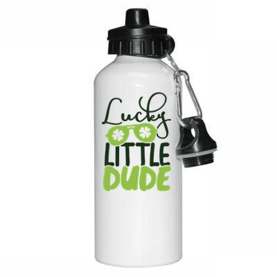 Lucky Little Dude St Patrick's Day Gift Aluminum Water Bottle 