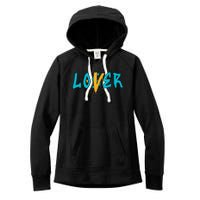 Loser Lover Drip Retro Blue Yellow Tee For Men Women Women's Fleece Hoodie