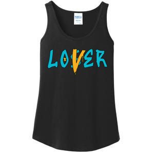 Loser Lover Drip Retro Blue Yellow Tee For Men Women Ladies Essential Tank