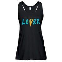 Loser Lover Drip Retro Blue Yellow Tee For Men Women Ladies Essential Flowy Tank