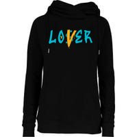 Loser Lover Drip Retro Blue Yellow Tee For Men Women Womens Funnel Neck Pullover Hood