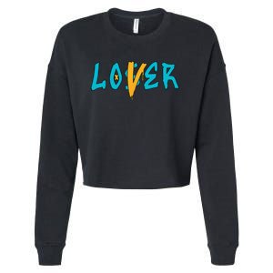 Loser Lover Drip Retro Blue Yellow Tee For Men Women Cropped Pullover Crew