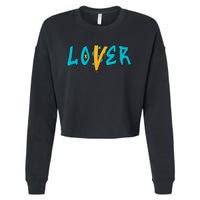 Loser Lover Drip Retro Blue Yellow Tee For Men Women Cropped Pullover Crew