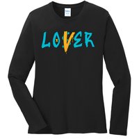 Loser Lover Drip Retro Blue Yellow Tee For Men Women Ladies Long Sleeve Shirt