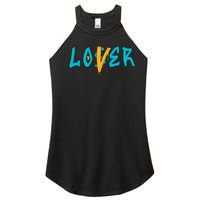 Loser Lover Drip Retro Blue Yellow Tee For Men Women Women's Perfect Tri Rocker Tank