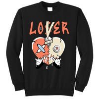 Loser Lover Drip Heart Crimson Bliss 5s Matching Tall Sweatshirt