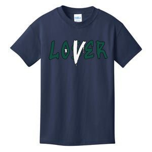 Loser Lover Drip Matching Oxidized Green 4s Kids T-Shirt