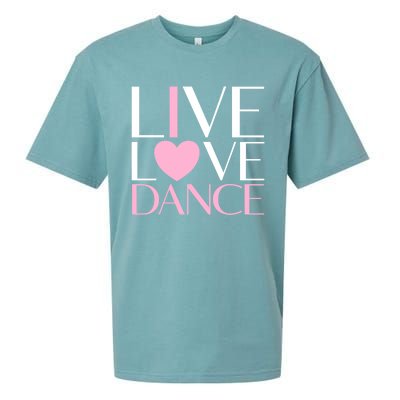 Live Love Dance I Love Dance Ballerina Ballet Gift Sueded Cloud Jersey T-Shirt