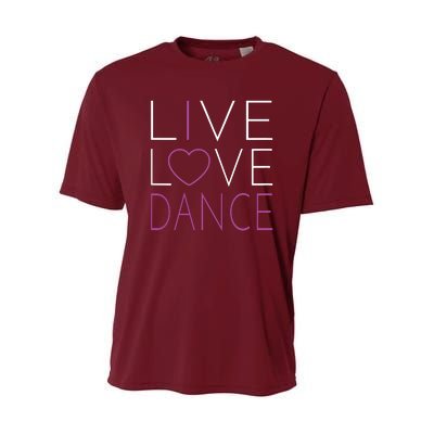 Live Love Dance I Love Dance Youth Performance Sprint T-Shirt