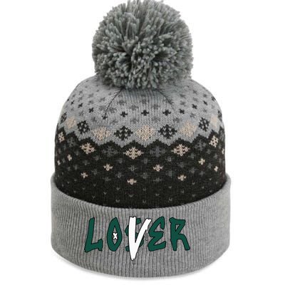 Loser Lover Drip Matching Oxidized Green 4s The Baniff Cuffed Pom Beanie