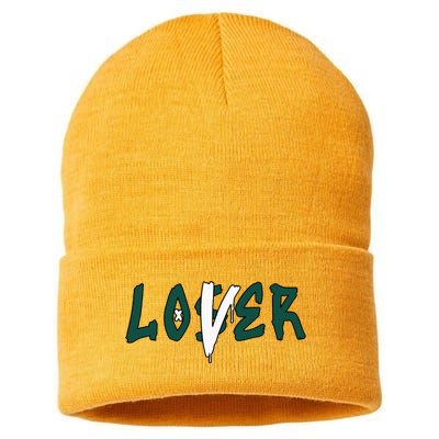 Loser Lover Drip Matching Oxidized Green 4s Sustainable Knit Beanie