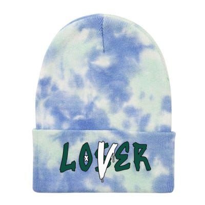 Loser Lover Drip Matching Oxidized Green 4s Tie Dye 12in Knit Beanie