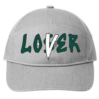 Loser Lover Drip Matching Oxidized Green 4s 7-Panel Snapback Hat