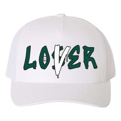 Loser Lover Drip Matching Oxidized Green 4s Yupoong Adult 5-Panel Trucker Hat