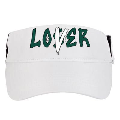 Loser Lover Drip Matching Oxidized Green 4s Adult Drive Performance Visor