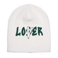 Loser Lover Drip Matching Oxidized Green 4s Short Acrylic Beanie