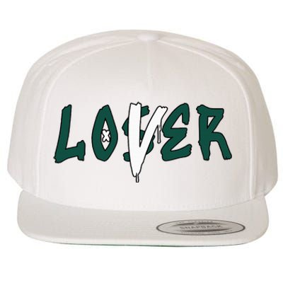 Loser Lover Drip Matching Oxidized Green 4s Wool Snapback Cap