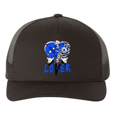 Loser Lover Dripping Heart Blue 5s Yupoong Adult 5-Panel Trucker Hat