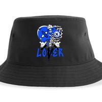 Loser Lover Dripping Heart Blue 5s Sustainable Bucket Hat