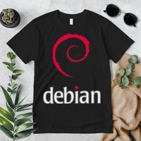 Linux Lover Debian Tagline Spiral Logo OpenSource Os Premium T-Shirt