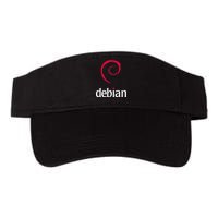 Linux Lover Debian Tagline Spiral Logo OpenSource Os Valucap Bio-Washed Visor