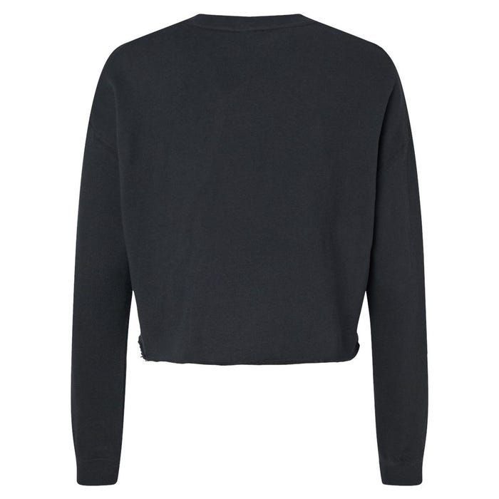 Linux Lover Debian Tagline Spiral Logo OpenSource Os Cropped Pullover Crew