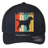 Labrador Lover Dog Lover Retro Dog Silhouette Dog Flexfit Unipanel Trucker Cap