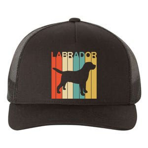 Labrador Lover Dog Lover Retro Dog Silhouette Dog Yupoong Adult 5-Panel Trucker Hat