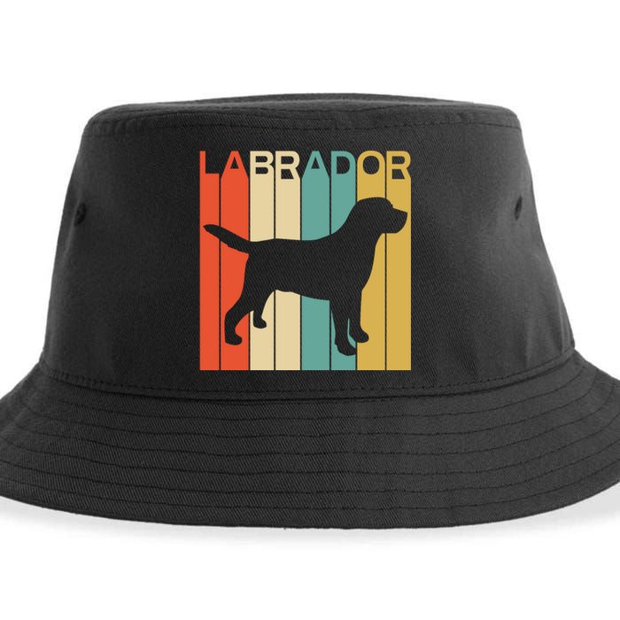 Labrador Lover Dog Lover Retro Dog Silhouette Dog Sustainable Bucket Hat