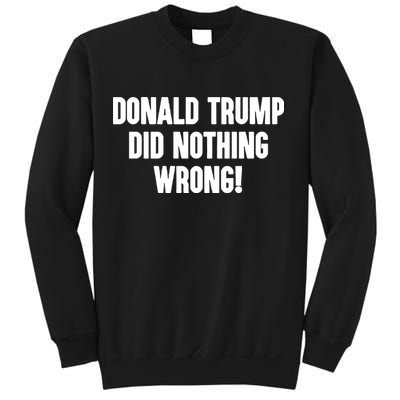 Laura Loomer Donald Trump Did Nothing Wrong Sweatshirt