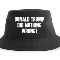 Laura Loomer Donald Trump Did Nothing Wrong Sustainable Bucket Hat