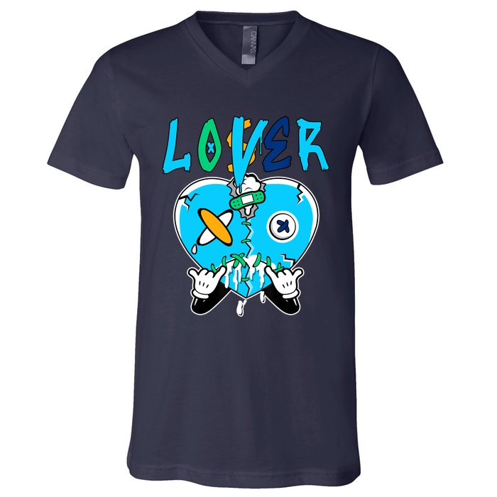 Loser Lover Drip Dunk Low GS Kyrie Tee Low GS Electric Algae V-Neck T-Shirt