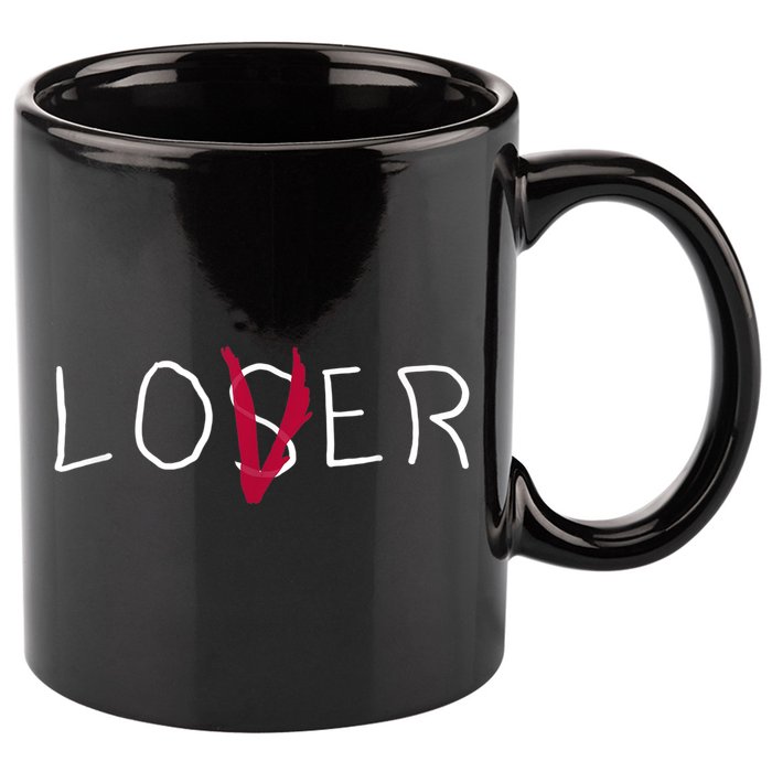 Loser Lover Dark Shirt 11oz C Handle Ceramic Mug