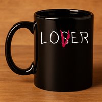 Loser Lover Dark Shirt 11oz C Handle Ceramic Mug