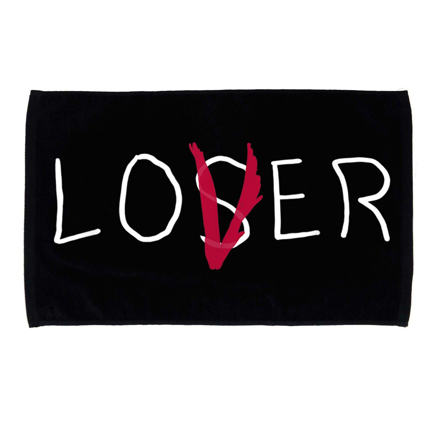 Loser Lover Dark Shirt Microfiber Hand Towel