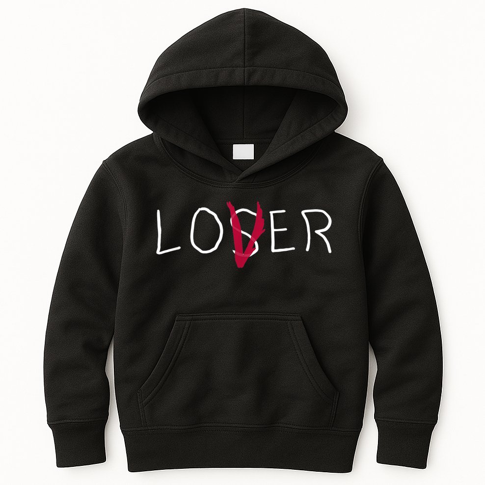 Loser Lover Dark Shirt Kids Hoodie