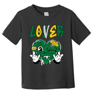 Loser Lover Drip Heart Green Yellow Matching Outfit Toddler T-Shirt