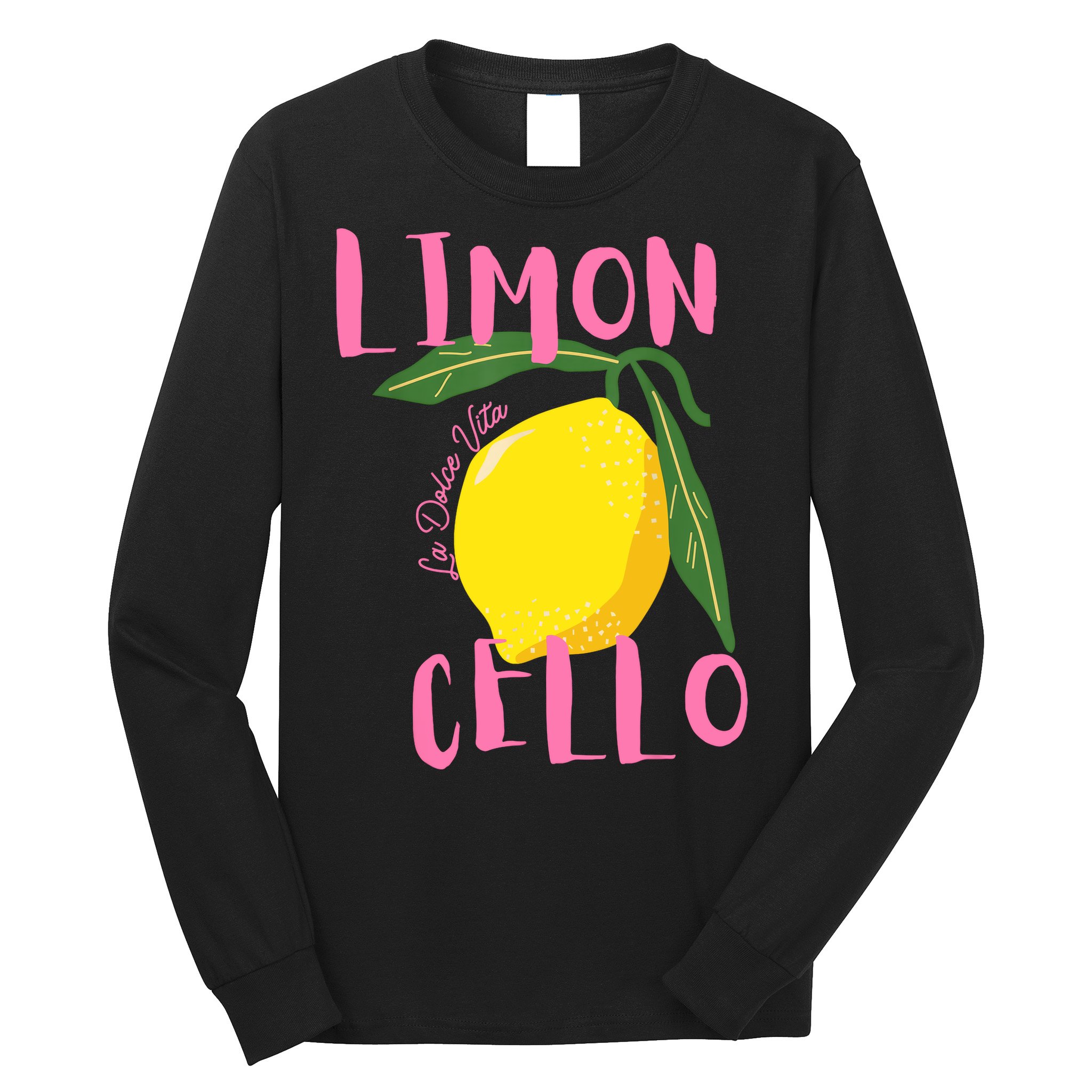 Limoncello La Dolce Vita Italian Lemon  Long Sleeve Shirt