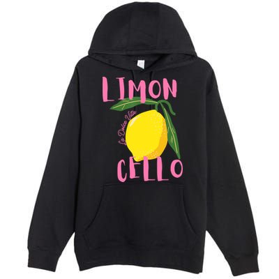 Limoncello La Dolce Vita Italian Lemon  Premium Pullover Hoodie