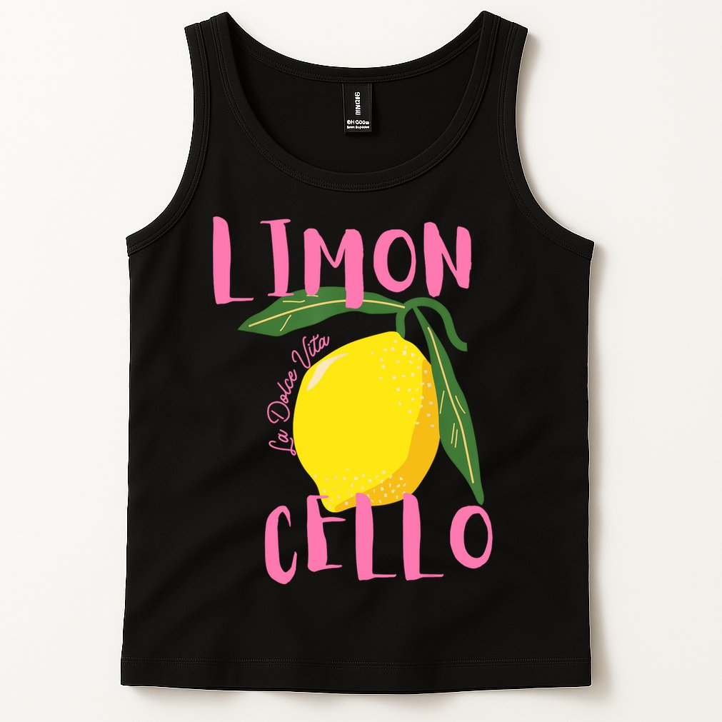 Limoncello La Dolce Vita Italian Lemon  Tank Top