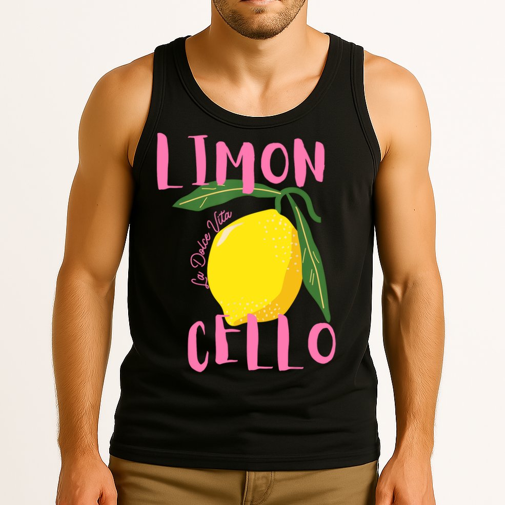 Limoncello La Dolce Vita Italian Lemon  Tank Top