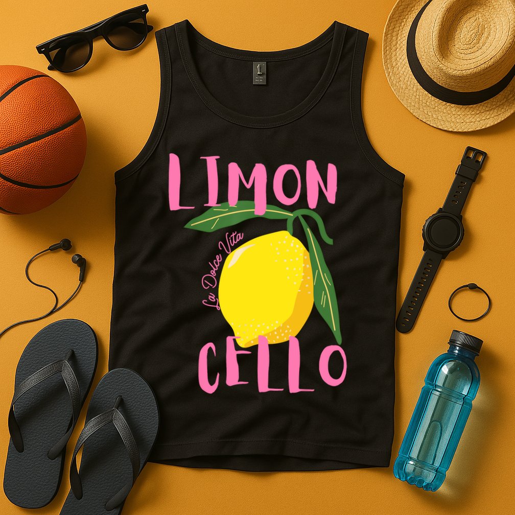 Limoncello La Dolce Vita Italian Lemon  Tank Top