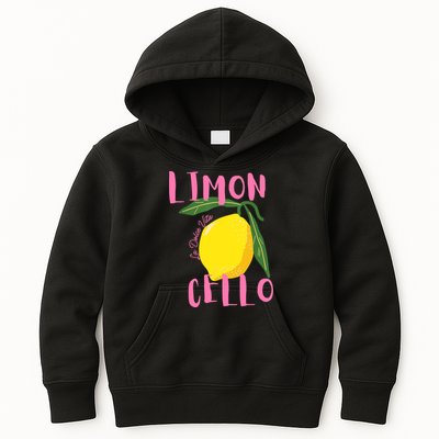 Limoncello La Dolce Vita Italian Lemon  Kids Hoodie