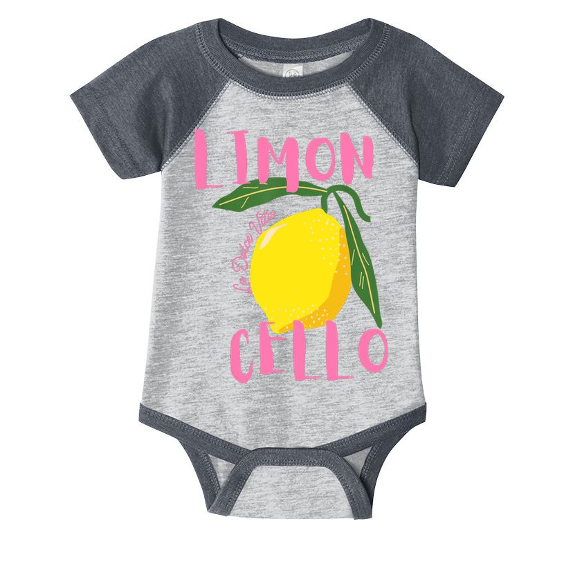 Limoncello La Dolce Vita Italian Lemon  Infant Baby Jersey Bodysuit