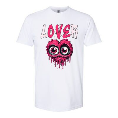 Loser Lover Drip Pink Heart Matching Outfit Softstyle® CVC T-Shirt