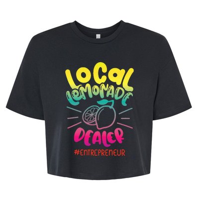 Local Lemonade Dealer Entrepreneur for Lemonade Founder CEO Bella+Canvas Jersey Crop Tee