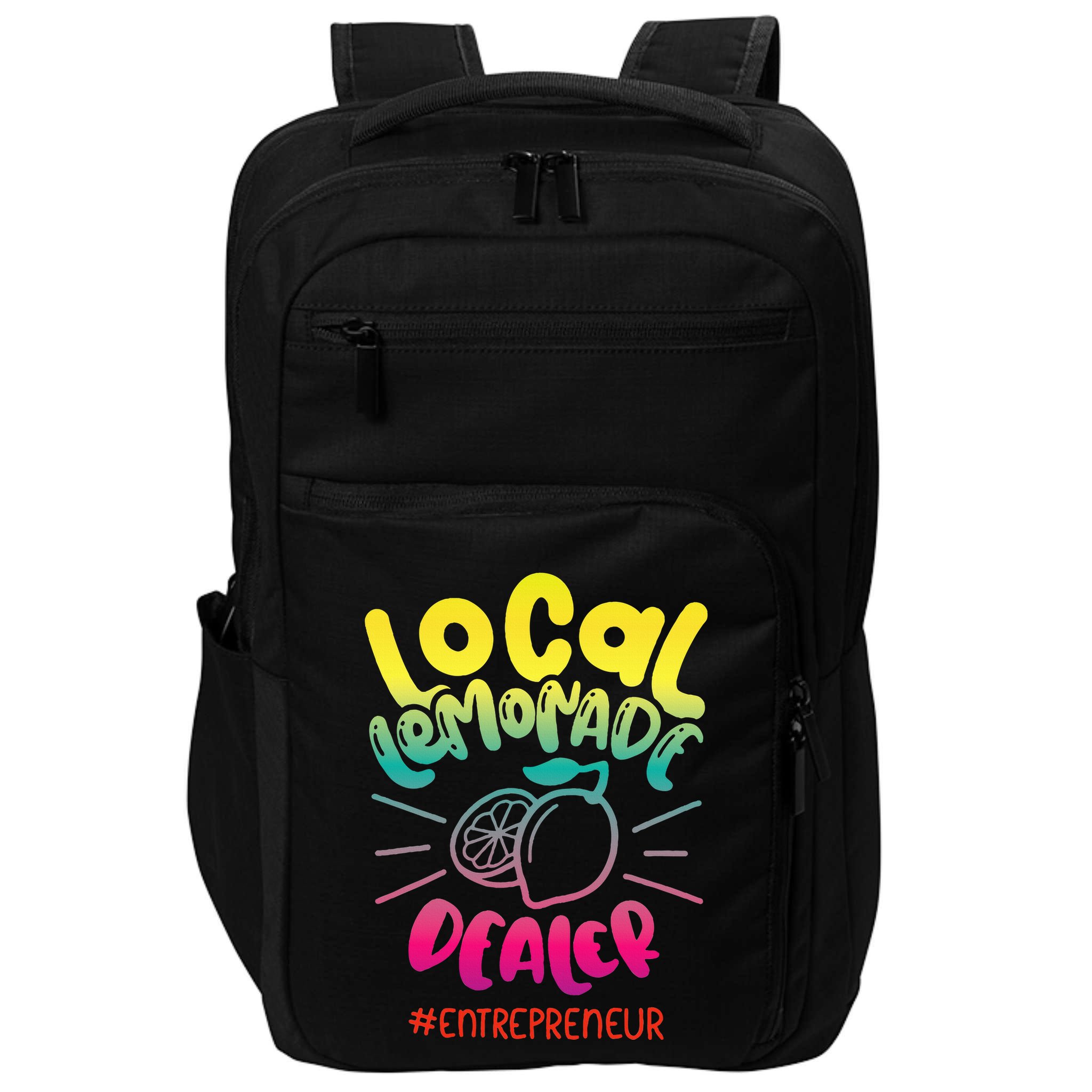 Local Lemonade Dealer Entrepreneur for Lemonade Founder CEO Impact Tech Backpack